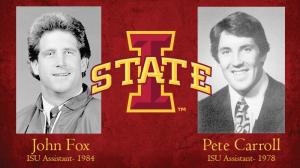 The Super Bowl head coaches from their time at Iowa State.